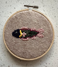 Embroidered Fish that has gone Oof